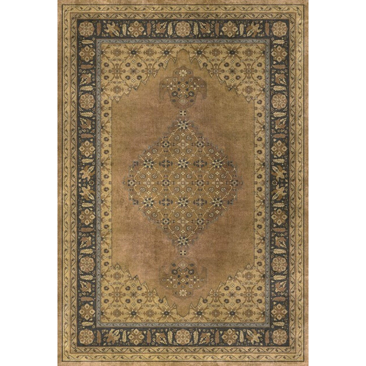 Persian Bazaar Agra Jahan Vinyl Floor Cloth