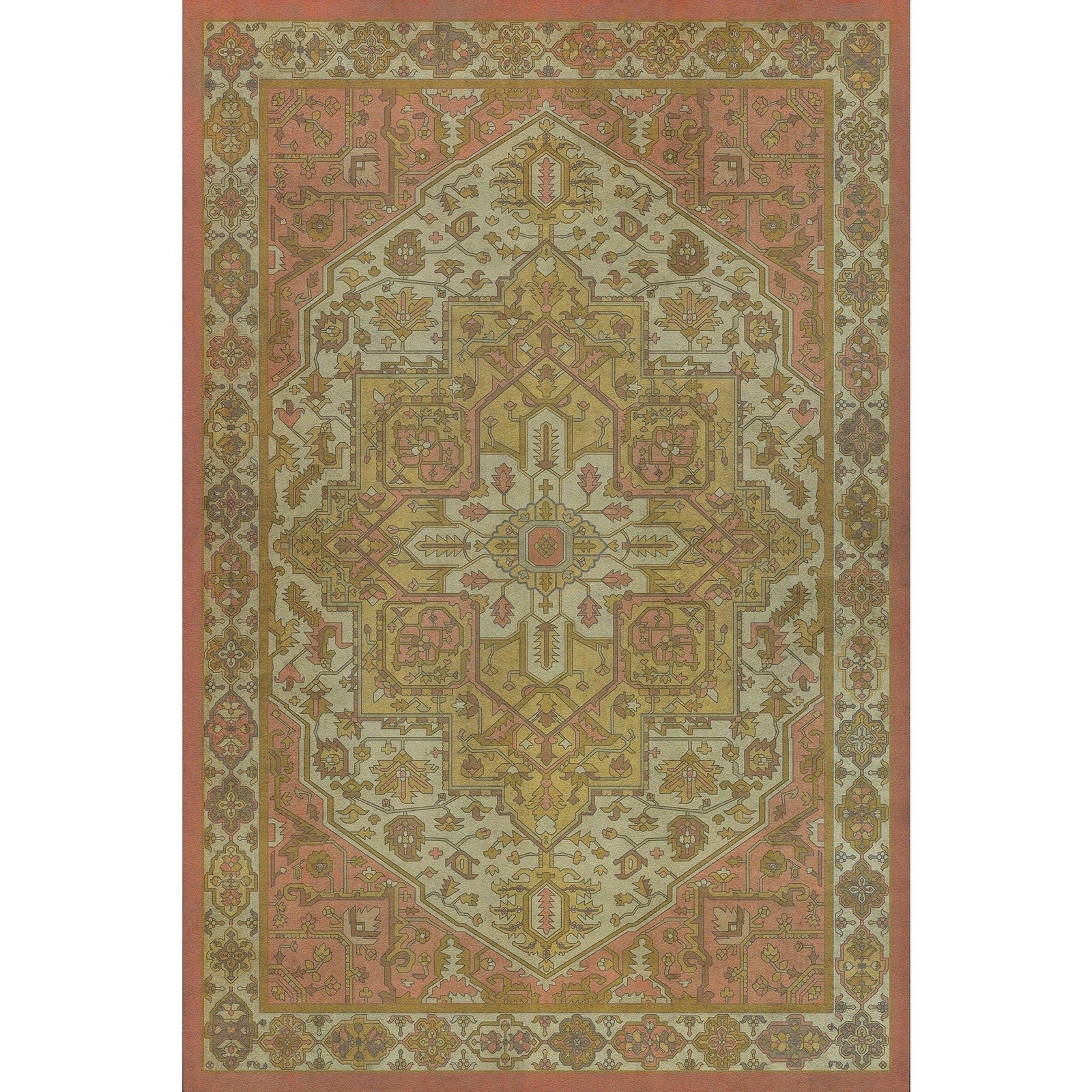 Persian Bazaar Camelot Blanchefleur Vinyl Floor Cloth