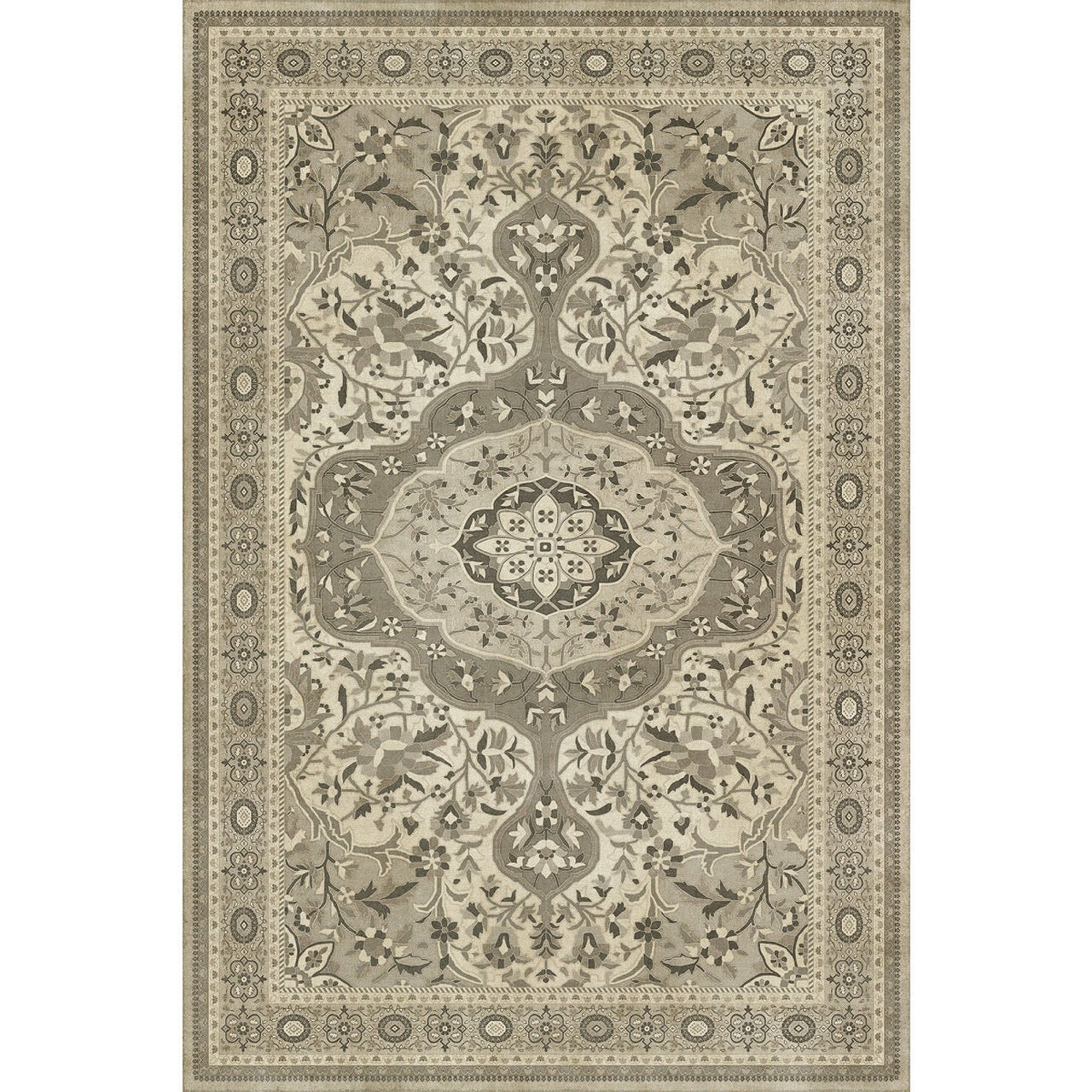 Persian Bazaar Farahan Mahtab Vinyl Floor Cloth