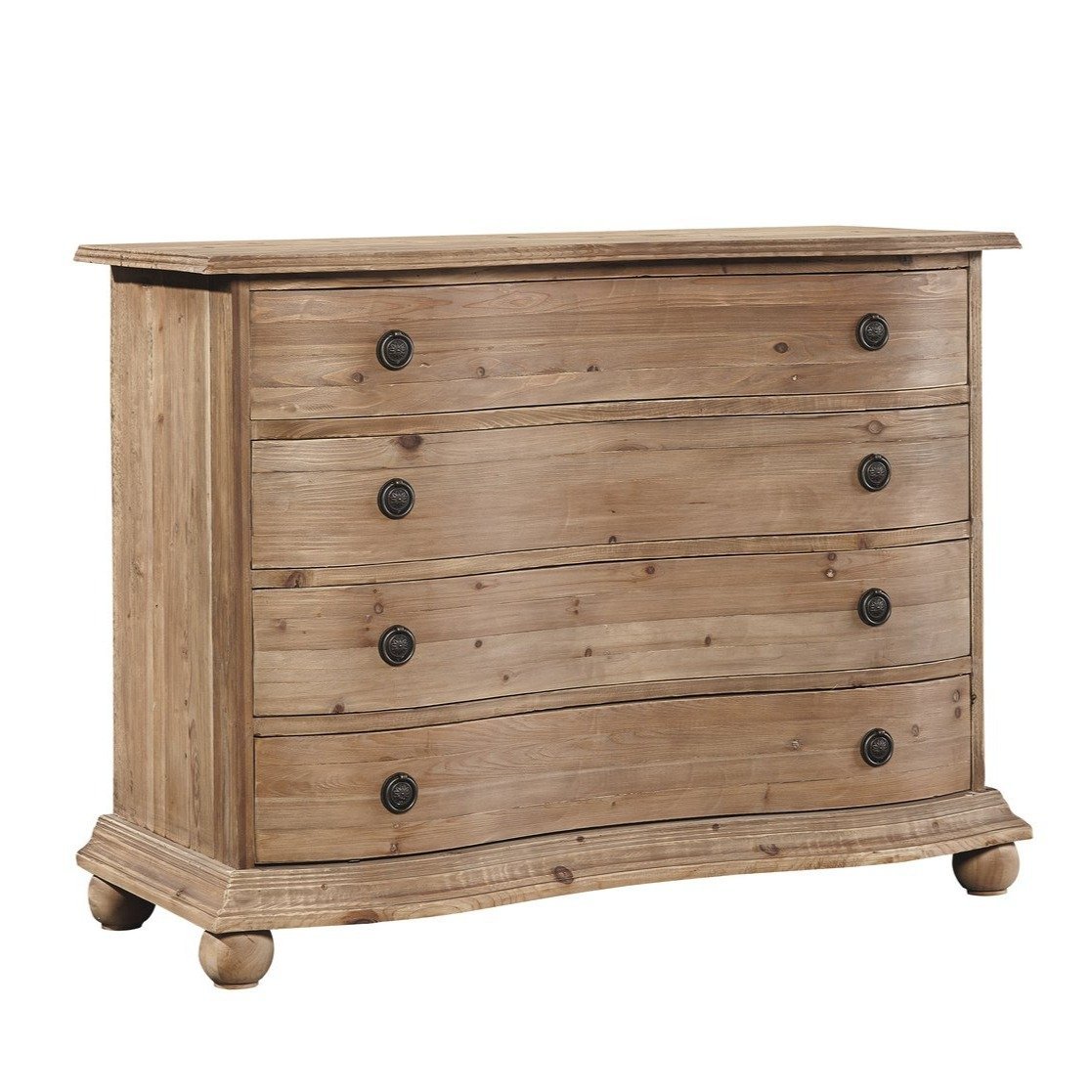 Pine Bowfront Chest