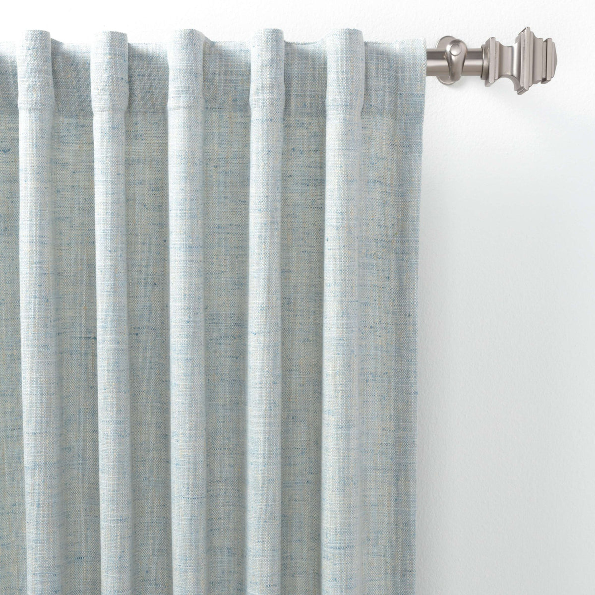 Pine Cone Hill Greylock Soft Blue Indoor/Outdoor Curtain Panel