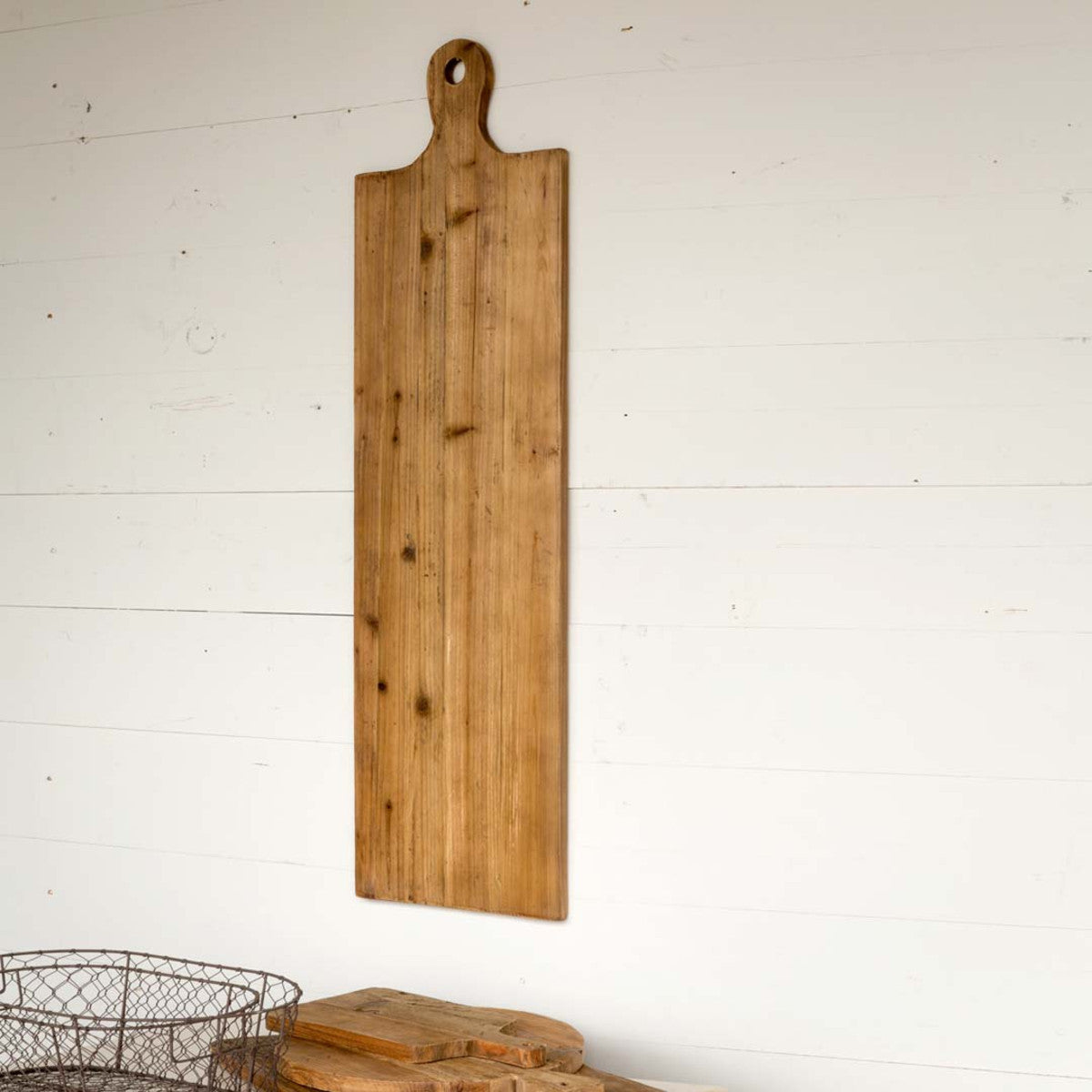 Reclaimed Wood Large Bread Board