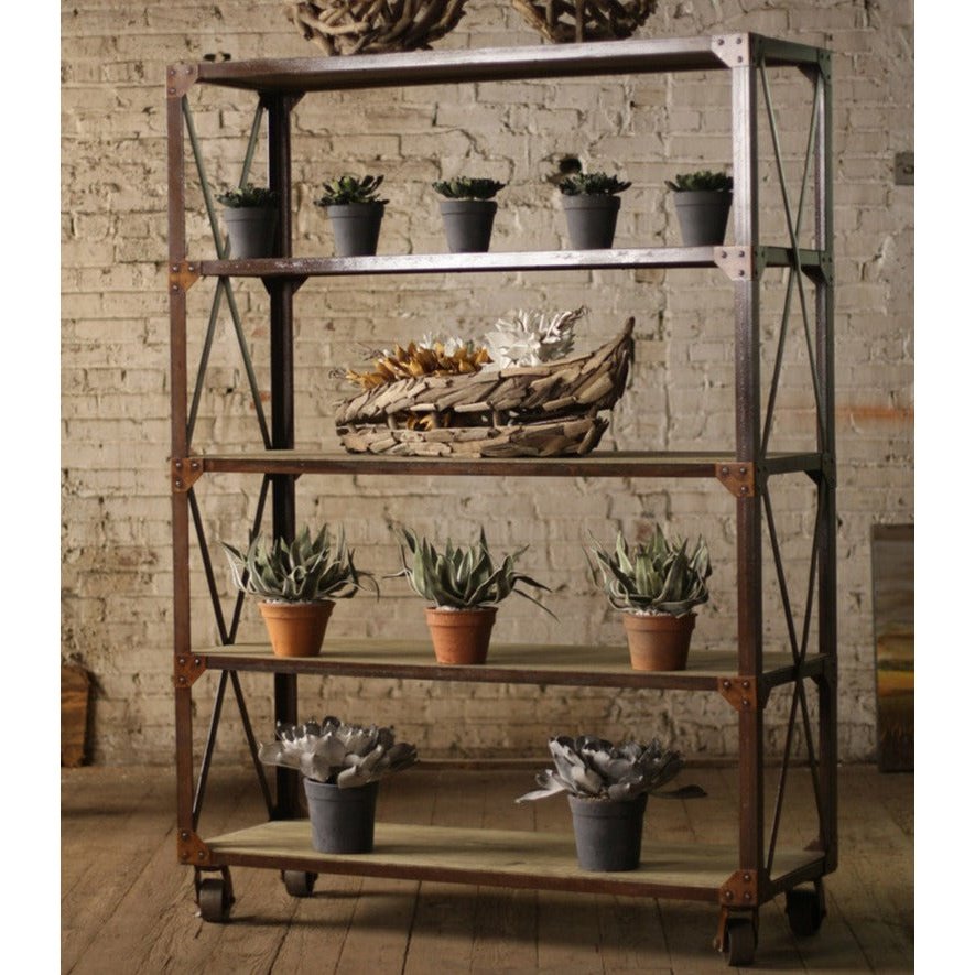 Rolling Shelving Unit