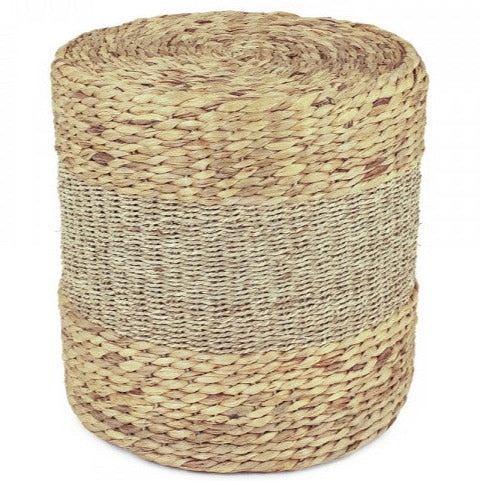 Round Woven Ottoman