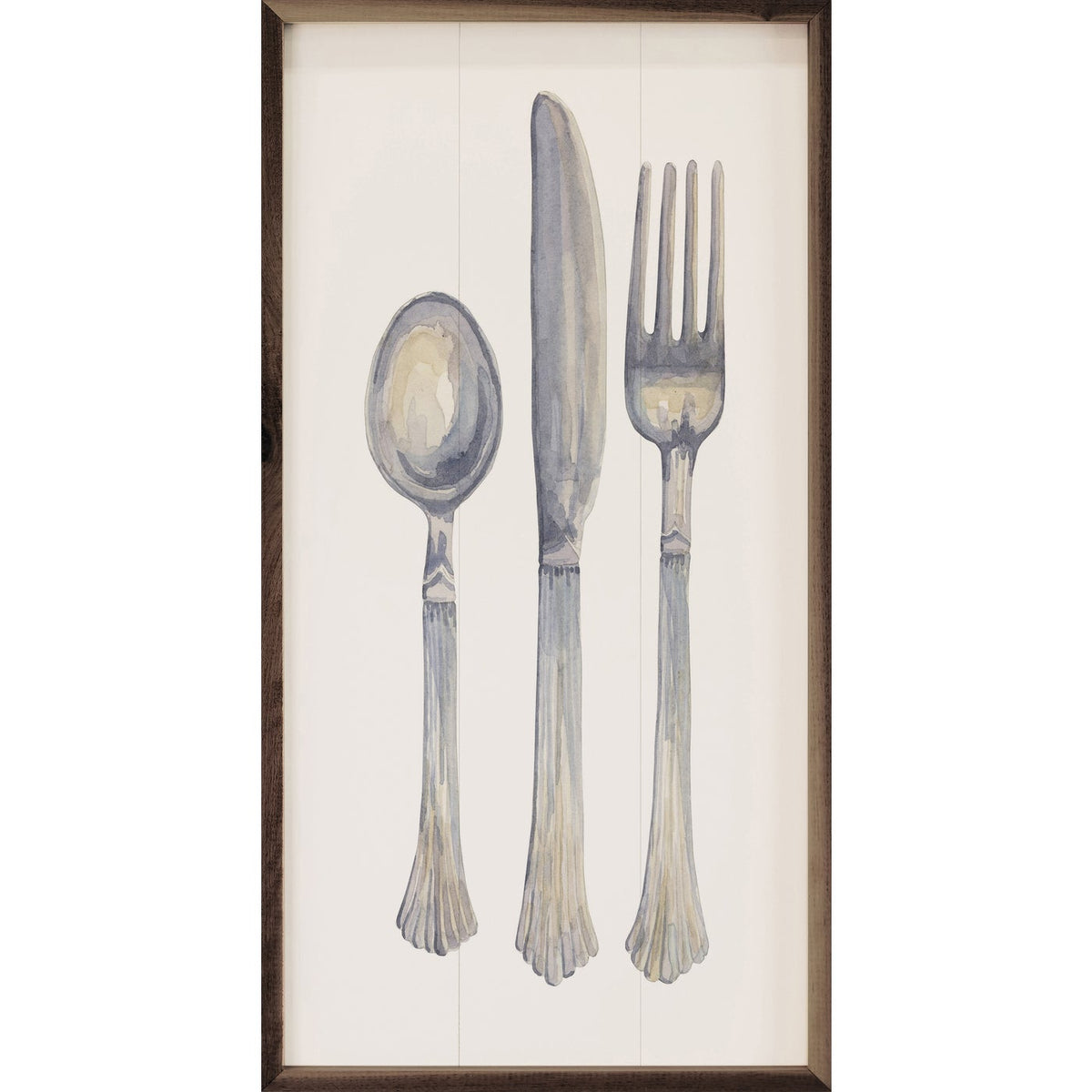 Silverware Wood Framed Print