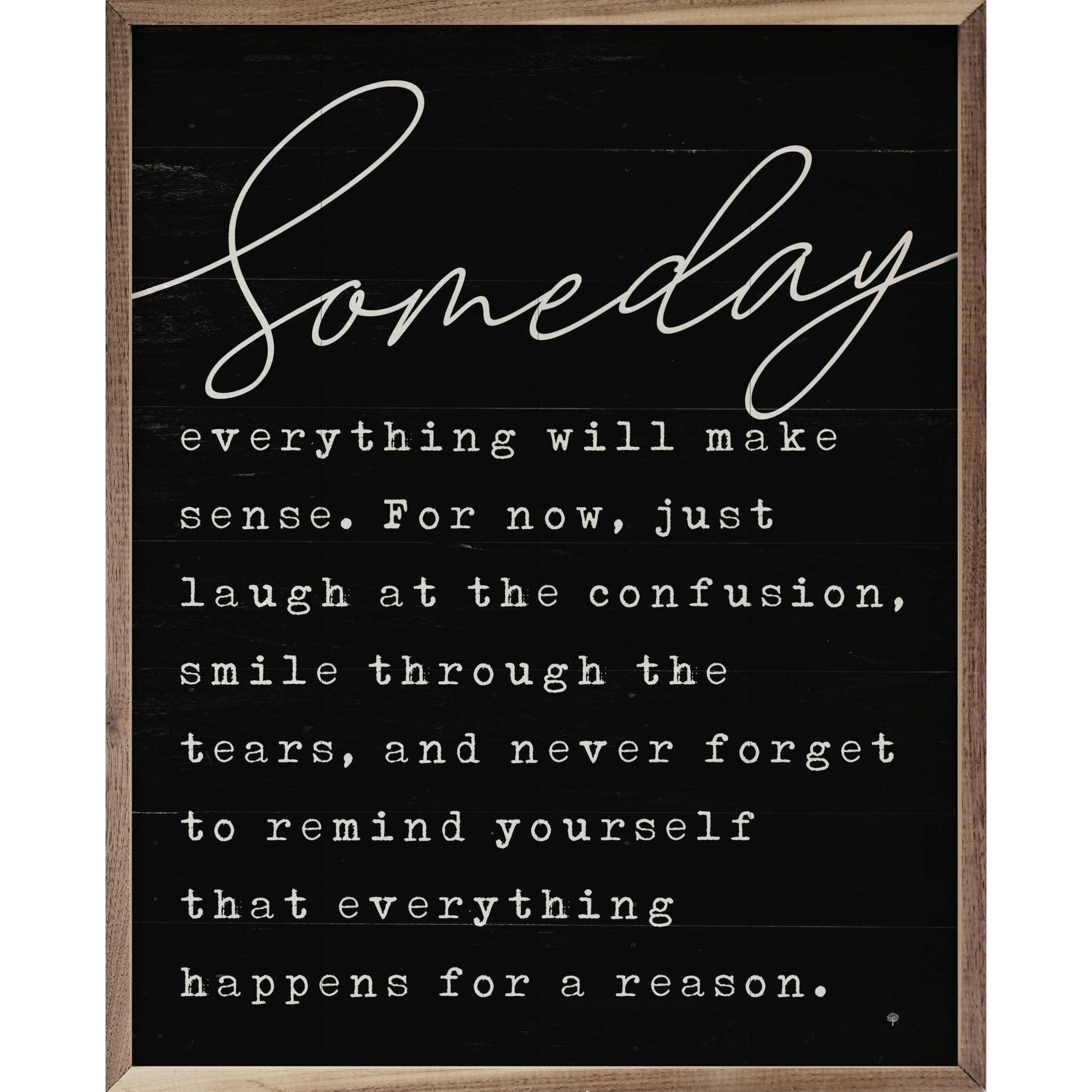 Someday Wood Framed Print