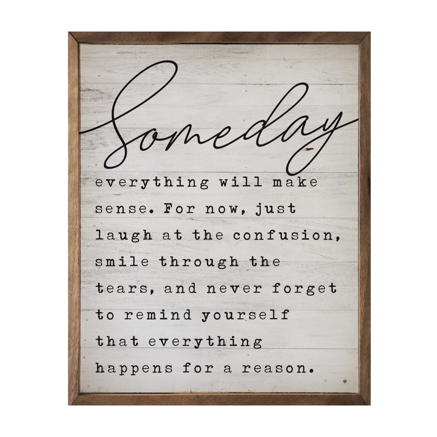 Someday Wood Framed Print