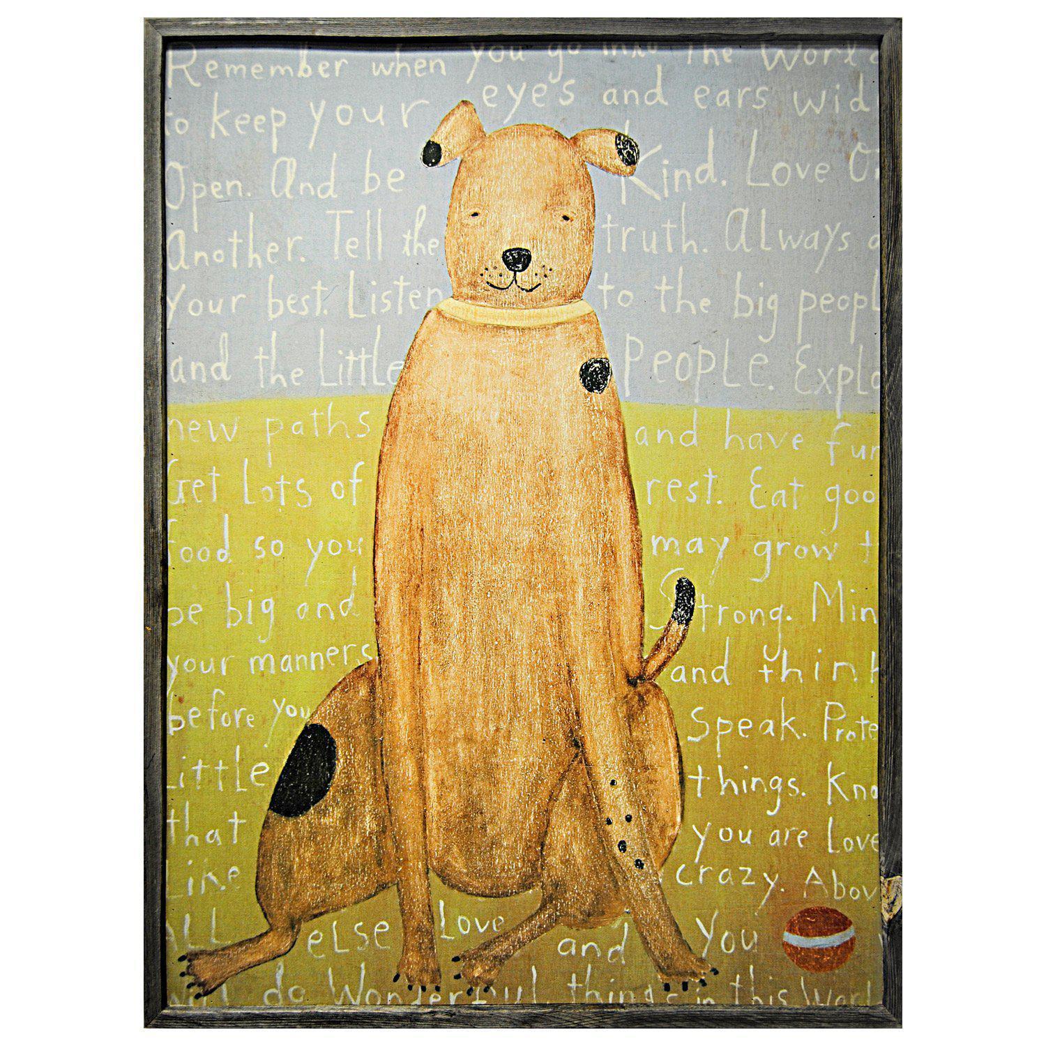 Sugarboo Designs Brown Boy Dog Art Print